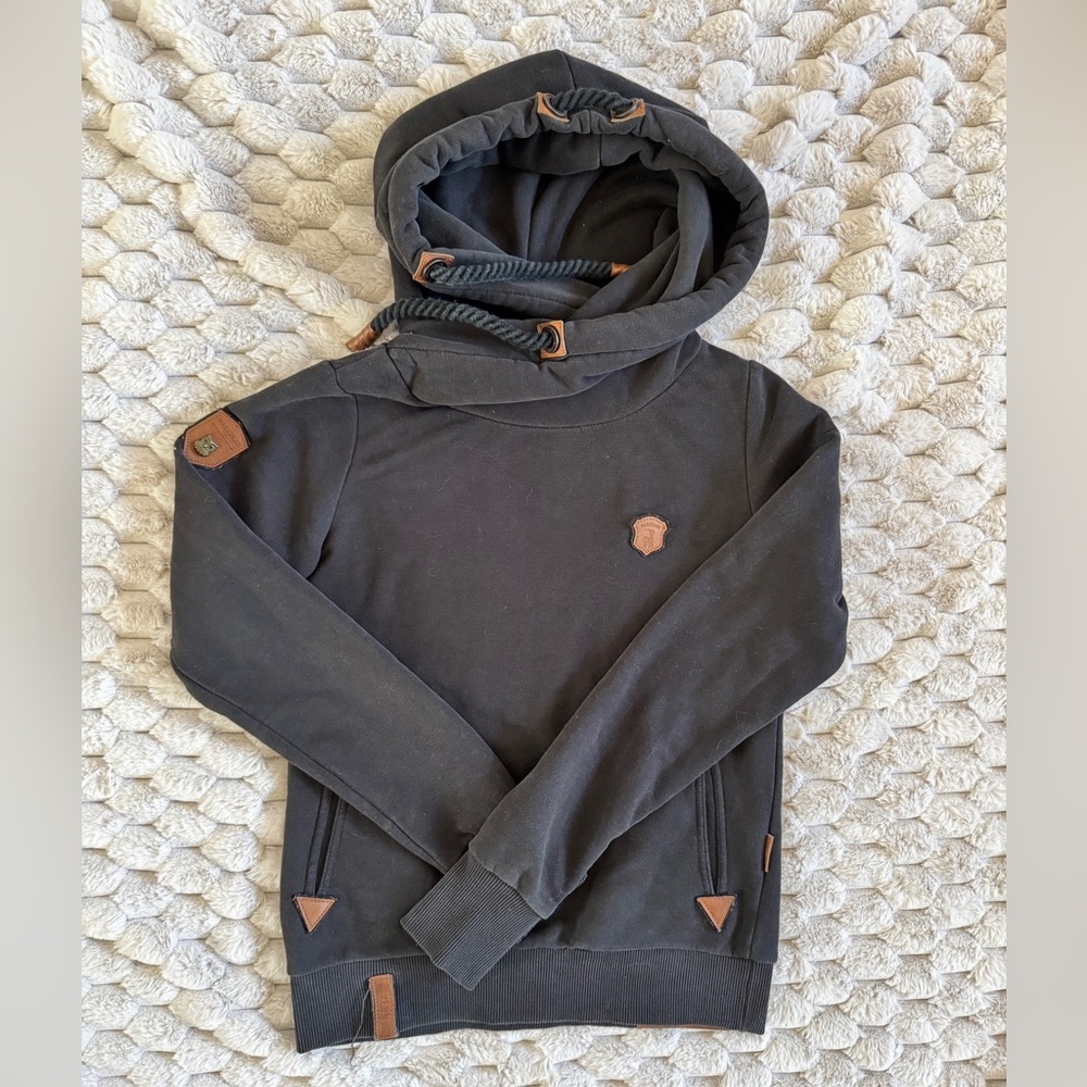 Naketano "Darth V" or "Brave New World" pullover hoodie in black